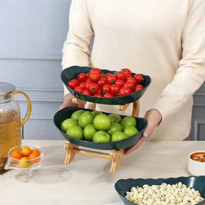 Modern plastic dessert stand for fruits, candy, and treats