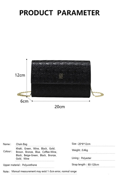 Luxury Women’s Shoulder Bag – Trendy Color Block Crossbody