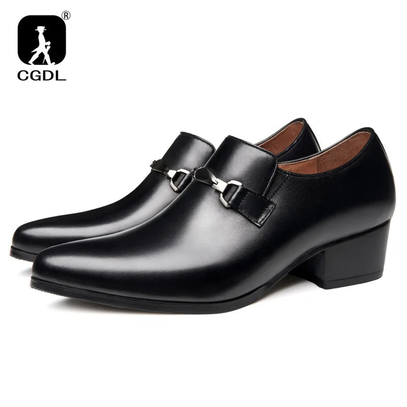 Classic high-quality leather men’s loafers