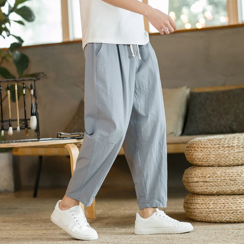 porty jogger pants with a loose fit and clean solid design