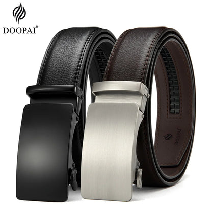 Premium designer-style leather belt for men
