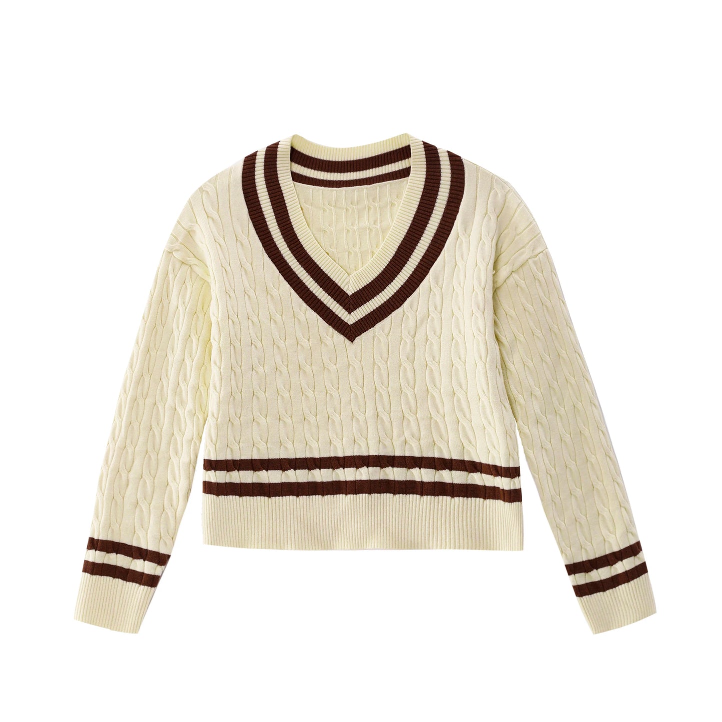 AP Women 2026 Autumn & Winter Knit Patchwork Set