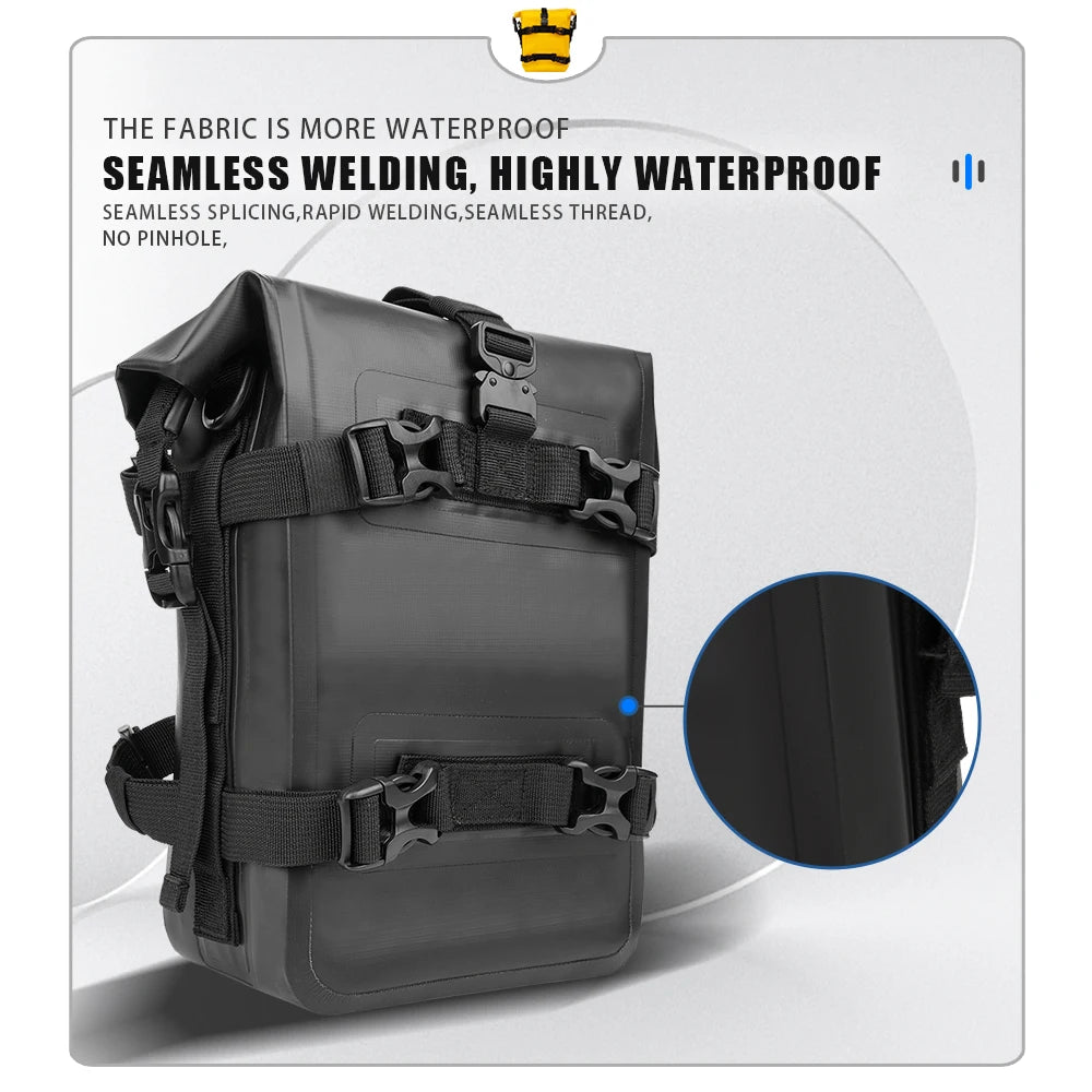 Compact protective bag for motorcycle maintenance gear