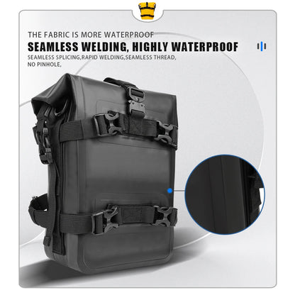 Compact protective bag for motorcycle maintenance gear