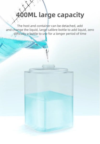 Rechargeable touch-free hand soap dispenser for clean, easy use