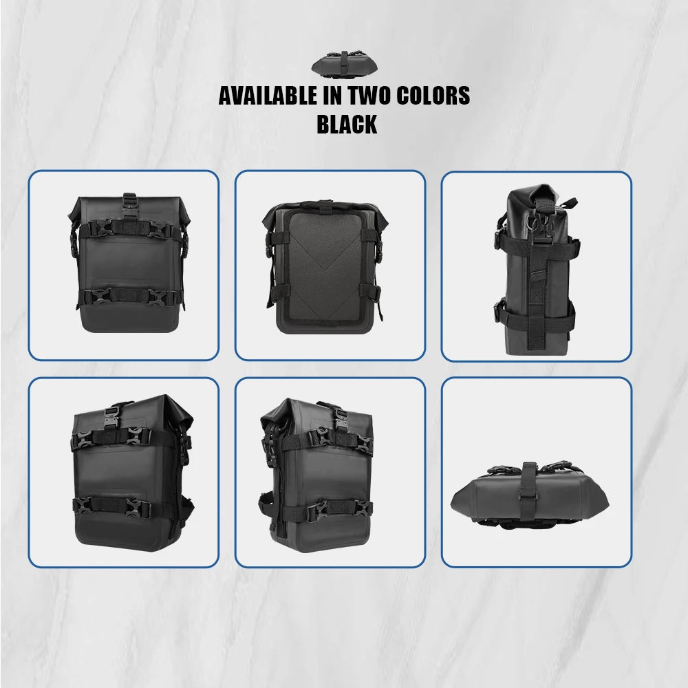 Compact protective bag for motorcycle maintenance gear