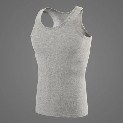 Men’s cotton sports skinny vest, 1/3/5 pack