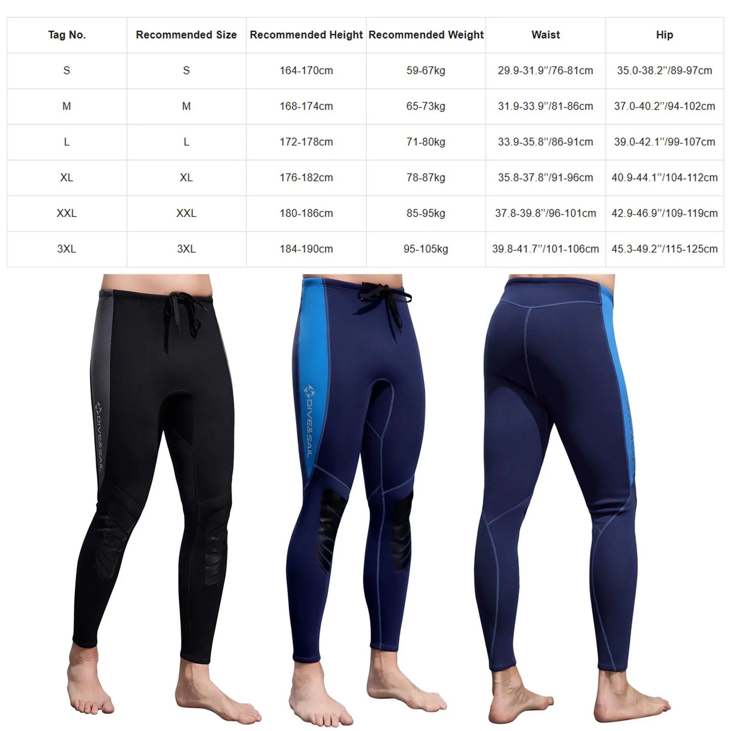 Durable men’s swimwear for cold water activities