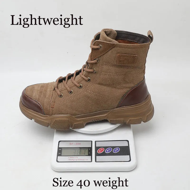 SUADEX Steel Toe Work Boots for Men — Indestructible Safety Boots