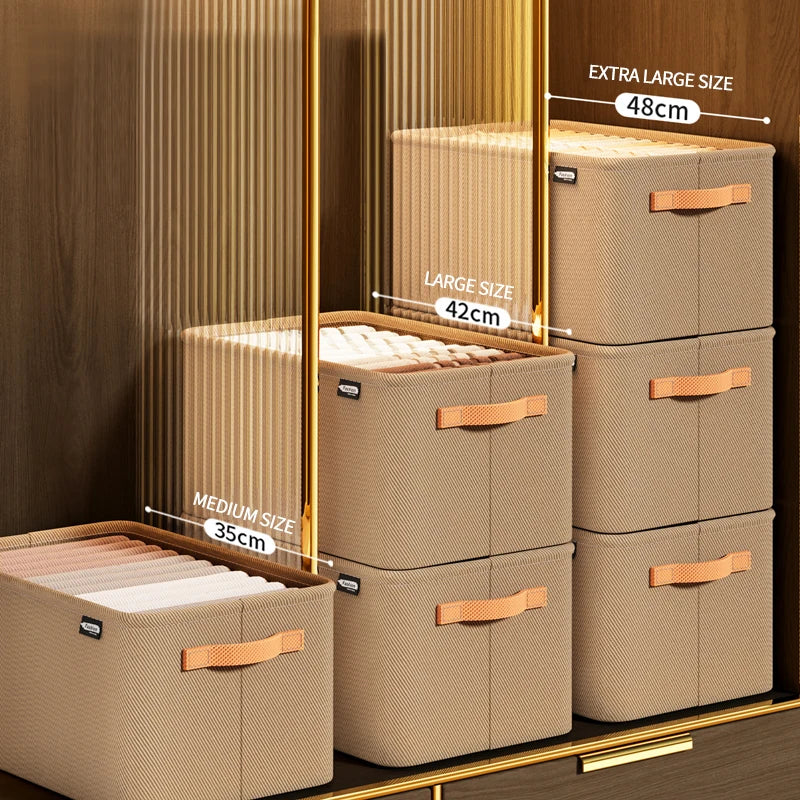 Durable wardrobe storage solution for sweaters, pants, and more