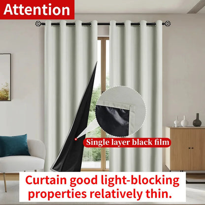 Privacy Drapes for Bedroom, Living Room,100% Blackout Curtains with Grommets.