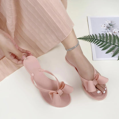 Women’s Sweet Beach Slippers – Anti-Slip Pull-On Flats