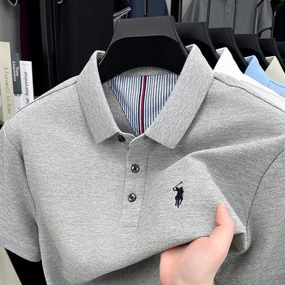 Men’s 100% cotton short sleeve polo shirt