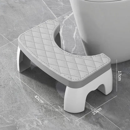 Ergonomic toilet foot stool for kids, adults, seniors, and pregnant women