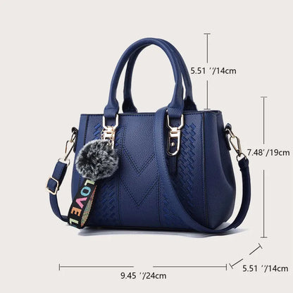 Fashion Leather Handbag – Ladies’ Crossbody & Shoulder Bag