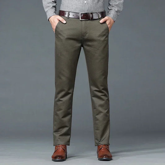 Luxury business casual suit pants, regular fit