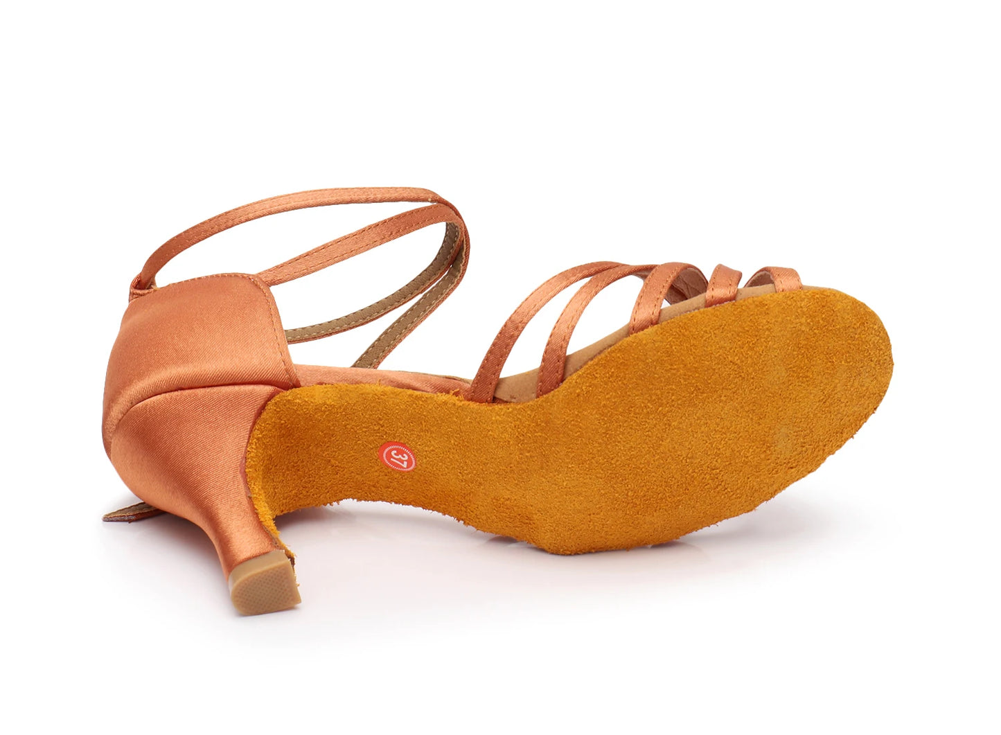 Women’s Latin Dance Shoes – Suede Sole, 5/7cm Heel