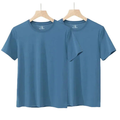 Sweat-absorbent classic round-neck gym undershirts