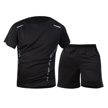 Men’s 2-piece summer sports suit, quick-dry