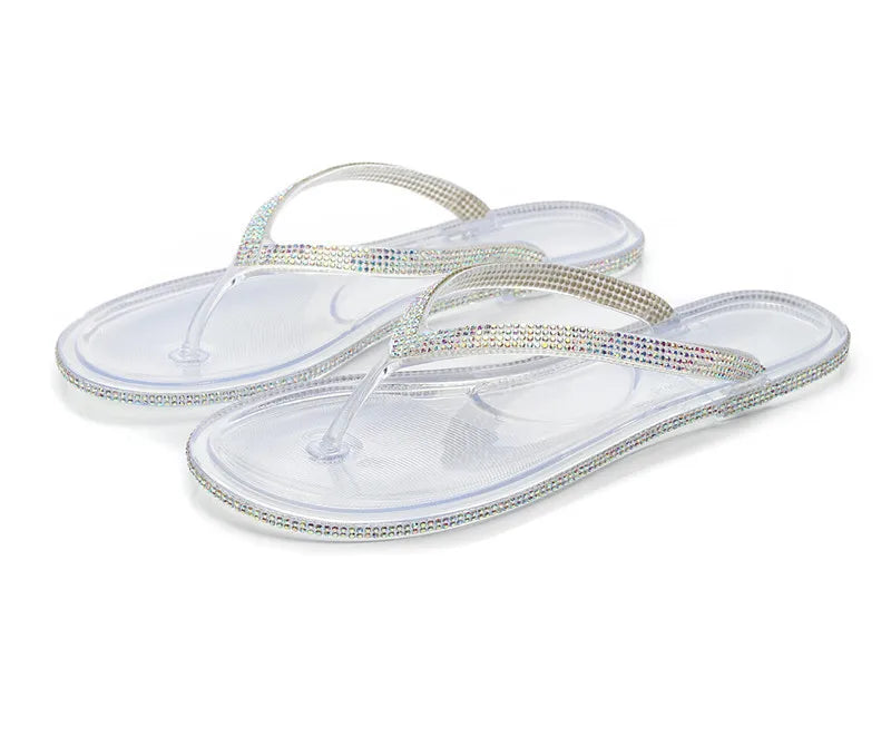 Women’s Sweet Beach Slippers – Anti-Slip Pull-On Flats
