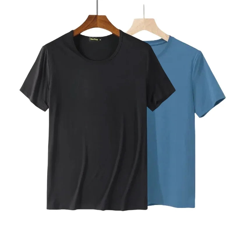 Sweat-absorbent classic round-neck gym undershirts