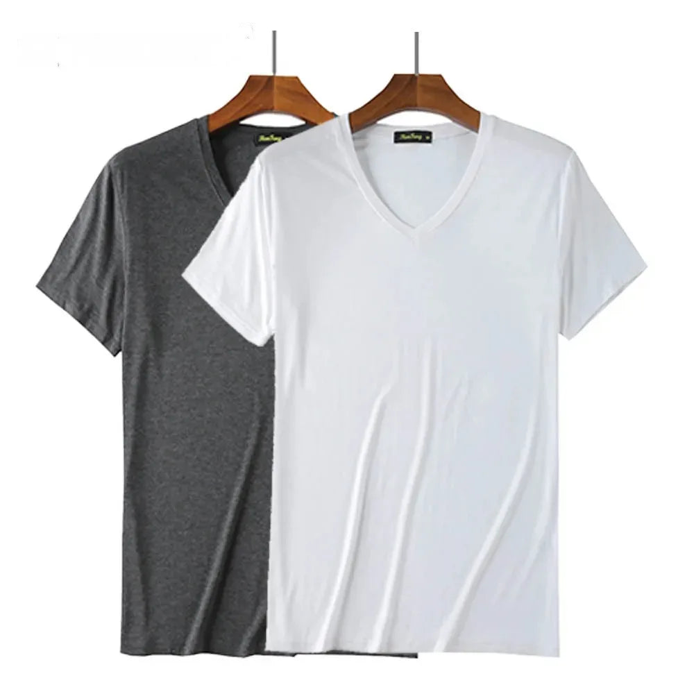 Sweat-absorbent classic round-neck gym undershirts
