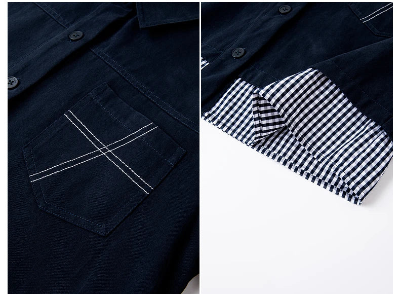 Turn-down collar long-sleeve outerwear for ladies