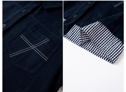 Turn-down collar long-sleeve outerwear for ladies