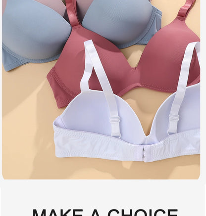 Women’s Seamless Push-Up Bra – No Wire, Breathable Design