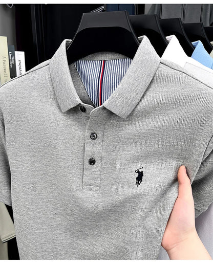 Men’s 100% cotton short sleeve polo shirt
