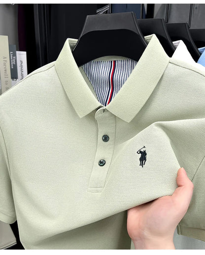 Men’s 100% cotton short sleeve polo shirt