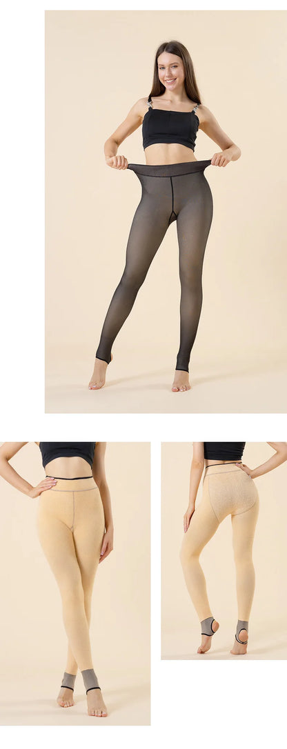 Fleece Thermal Leggings – High Waist, Cozy & Stretch