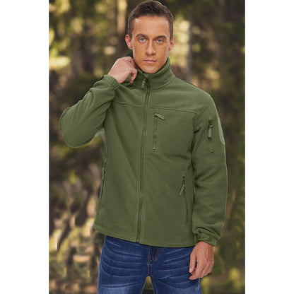 Men’s cotton-padded winter vest with stand collar