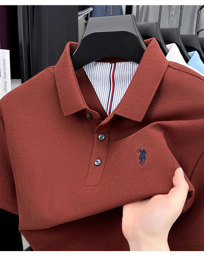 Men’s 100% cotton short sleeve polo shirt