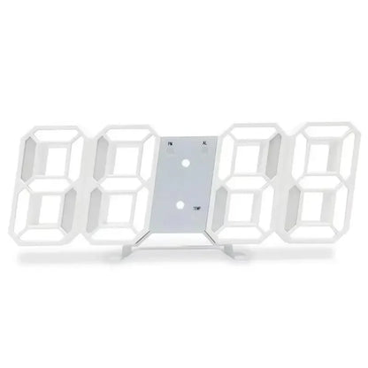 Creative LED clock with clear, glowing numbers for any room