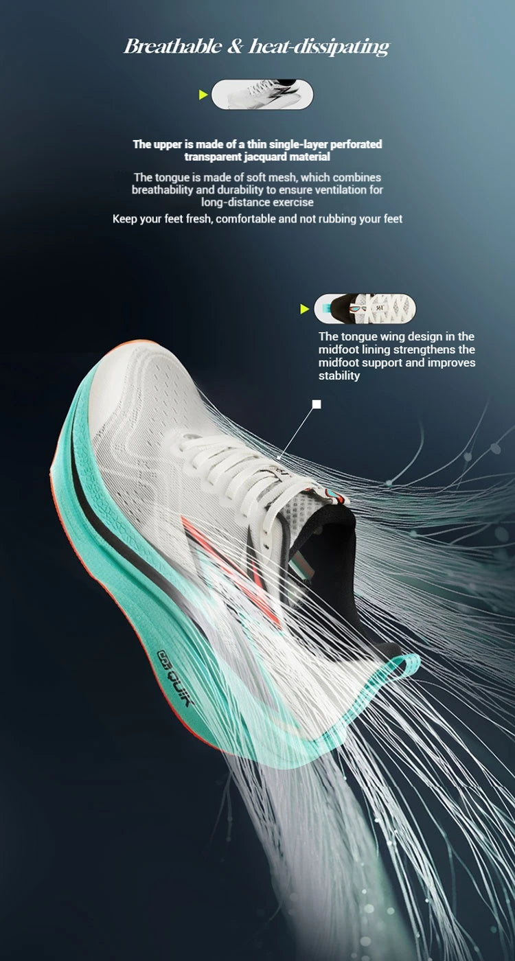 361° Flame 4.0 men’s carbon plate running shoes