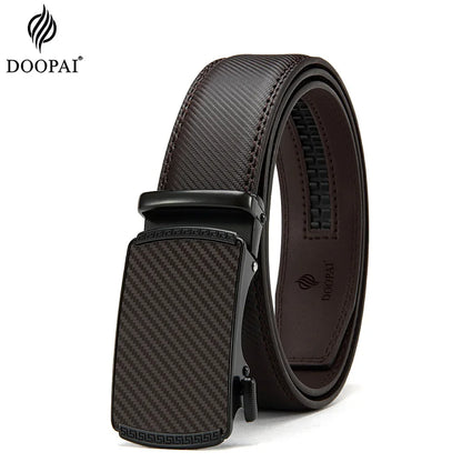Premium designer-style leather belt for men