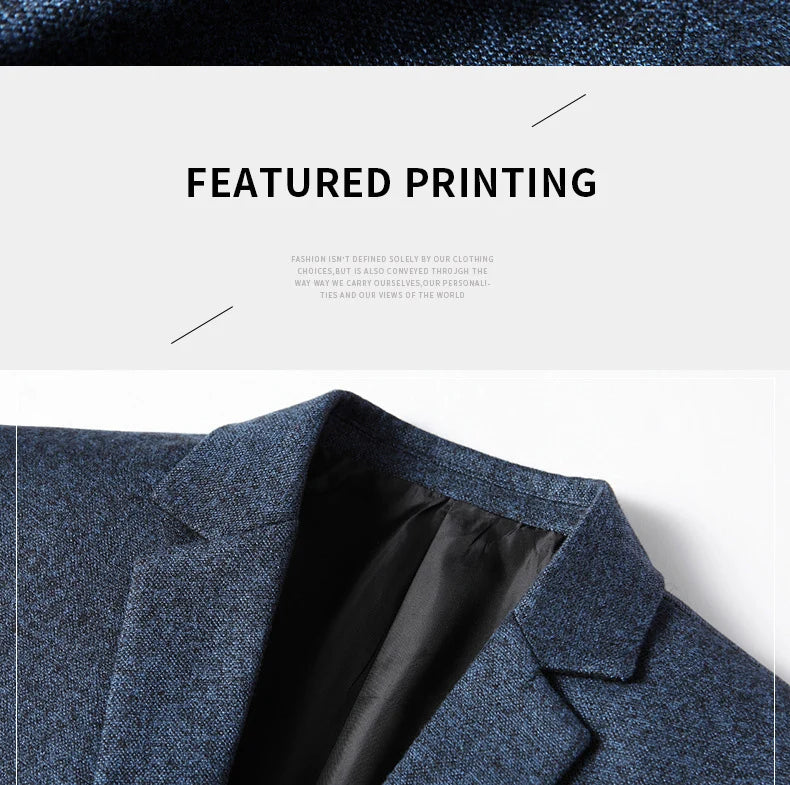 Men’s business casual blazer, spring & autumn