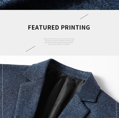 Men’s business casual blazer, spring & autumn