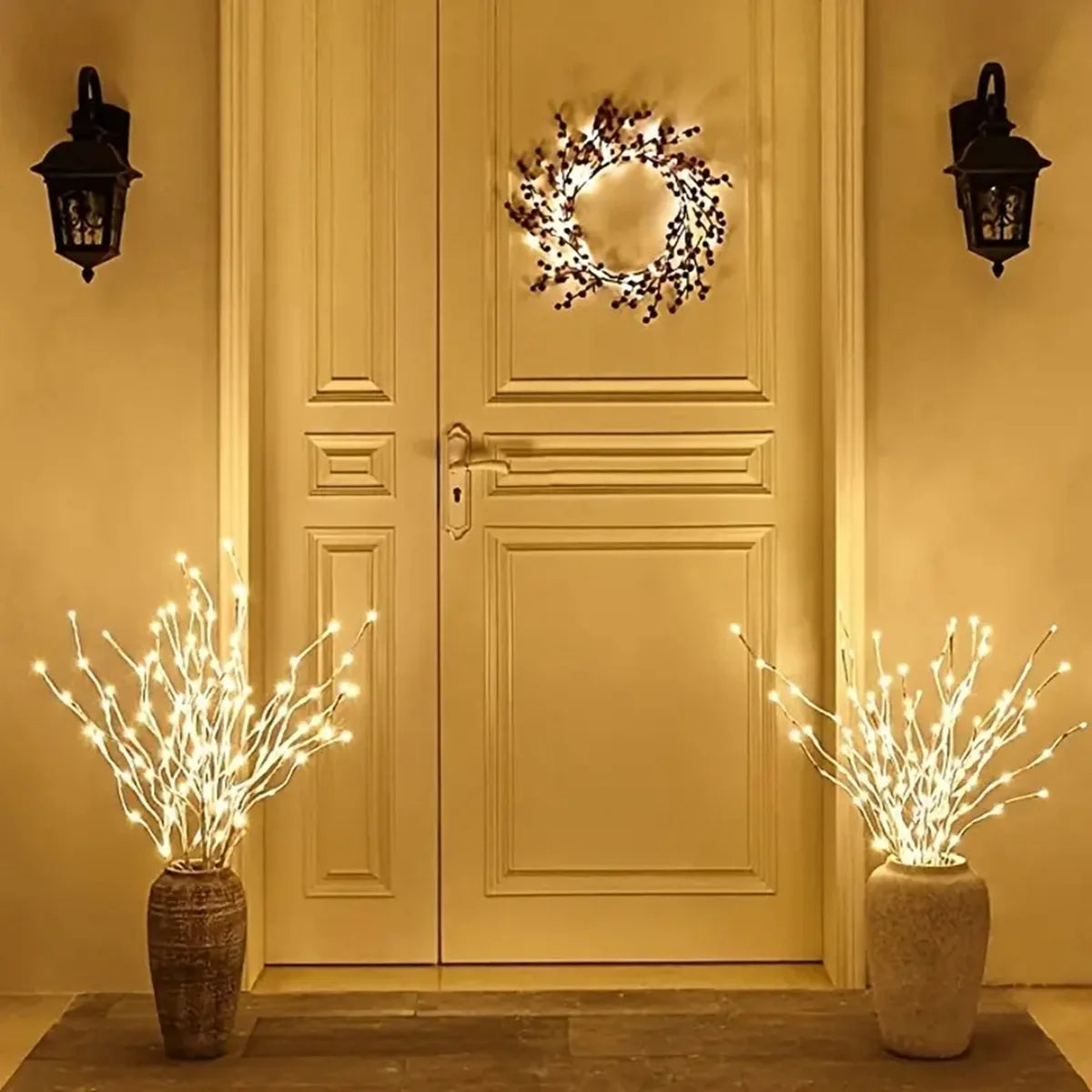 20 LED willow branch lights—perfect for home, bedroom, or party decoration