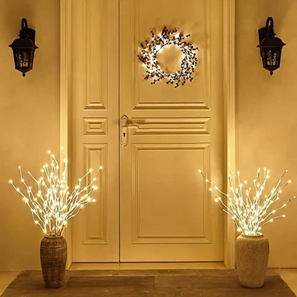 20 LED willow branch lights—perfect for home, bedroom, or party decoration