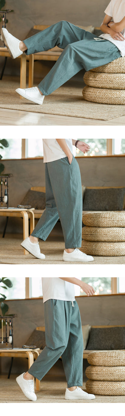 porty jogger pants with a loose fit and clean solid design
