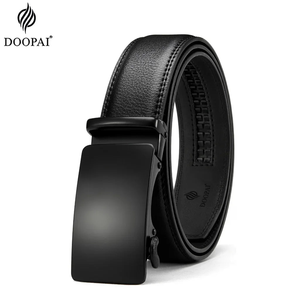 Premium designer-style leather belt for men