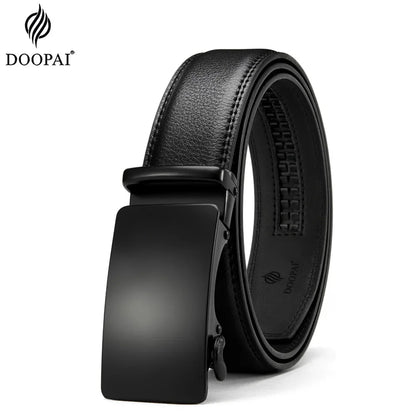 Premium designer-style leather belt for men