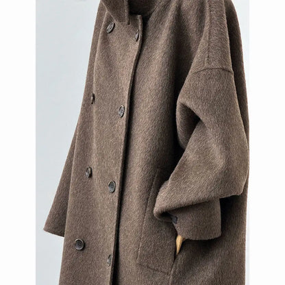 Women’s double-sided cashmere coat