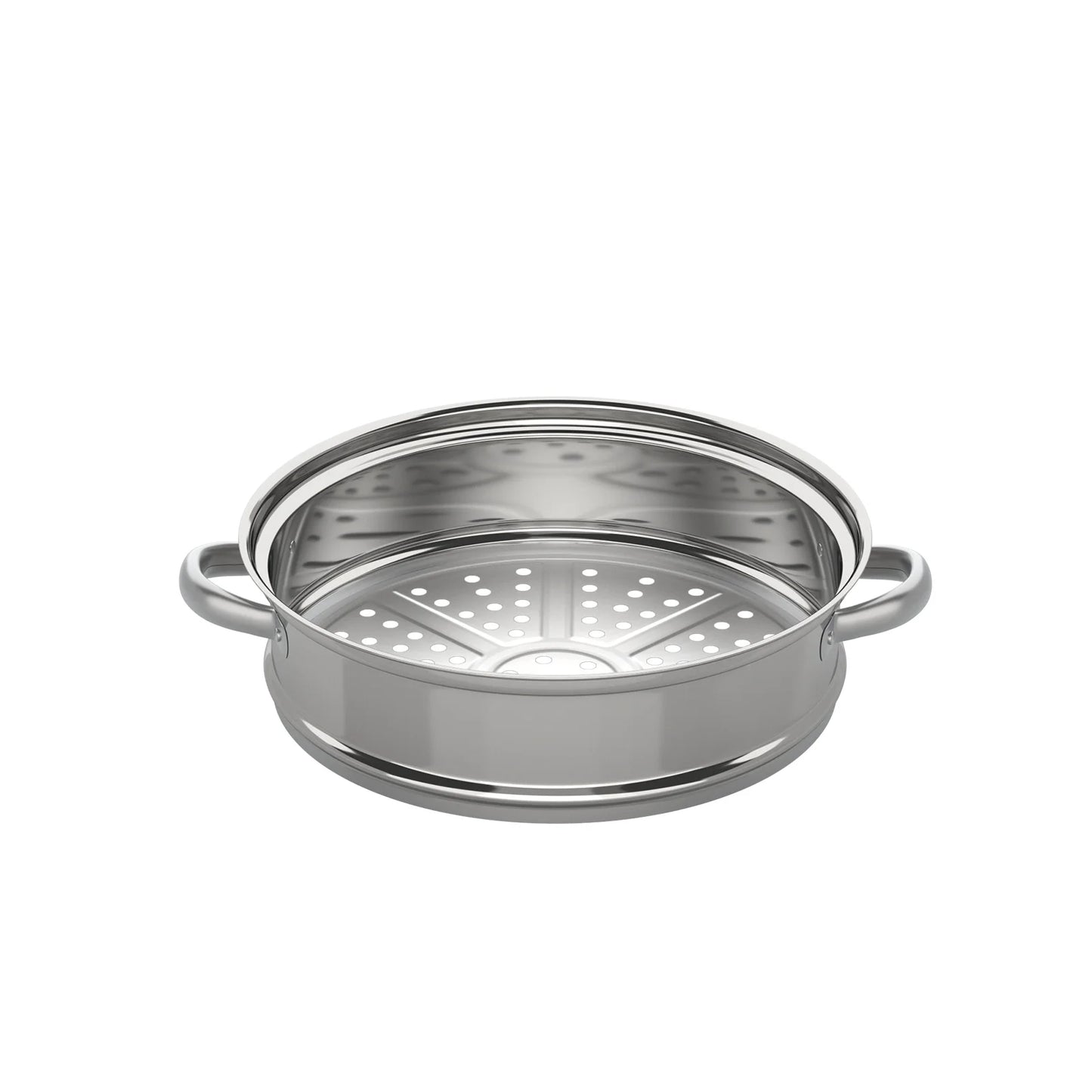 28cm 3-tier stainless steel food steamer for vegetables and large pots