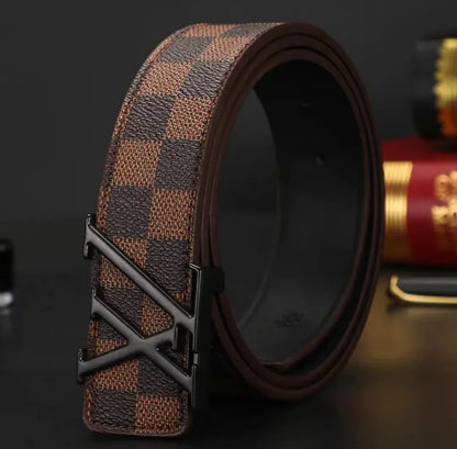 Genuine cowhide business and casual waistband