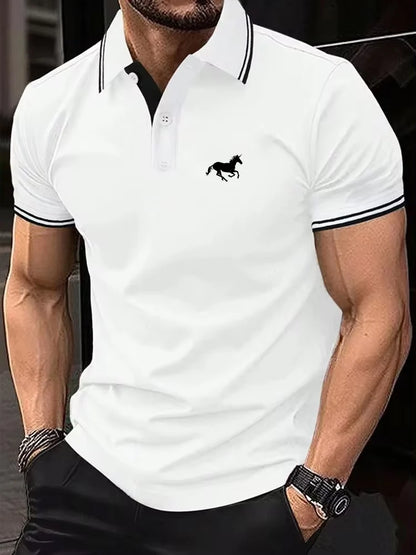 Men’s classic short-sleeve polo T-shirt, S–3XL