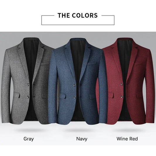 Men’s business casual blazer, spring & autumn
