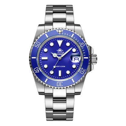 Waterproof stainless-steel men's quartz watch